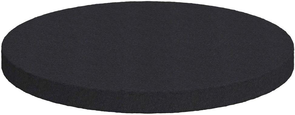 Baldų kojų pagalvėlės 2 vnt. Juoda Ø 30 x 2 mm EVA
