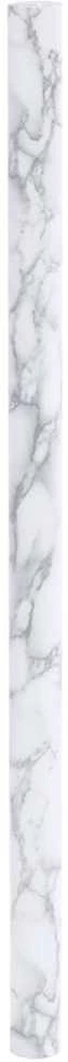 Baldų lipdukai, marmuro balti, 90x500cm, PVC, lipnūs, matiniai