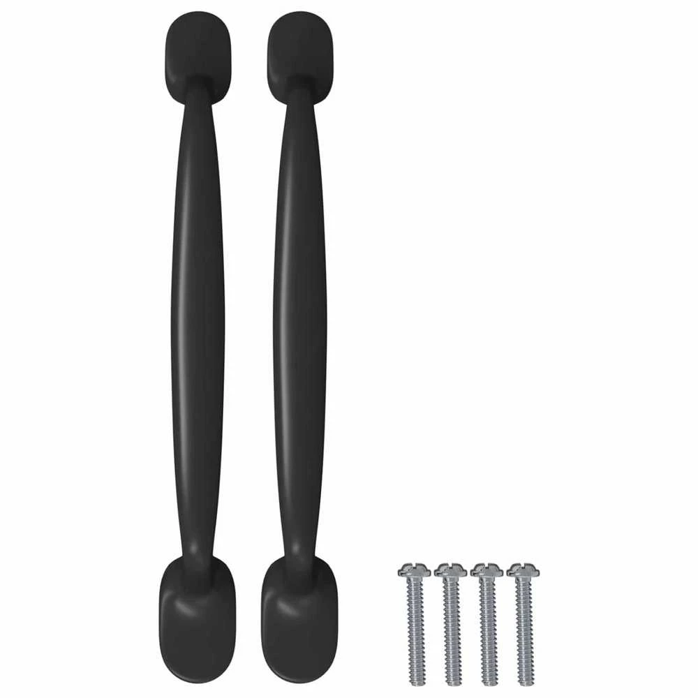 Baldų rankena 250 vnt. Juoda 130 x 19,4 x 22,3 mm Aliuminis