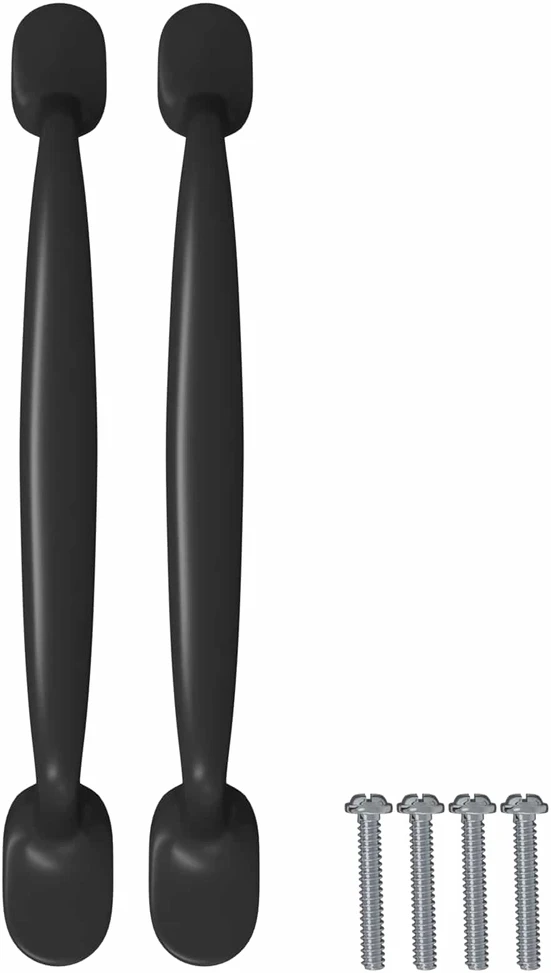 Baldų rankena 250 vnt. Juoda 130 x 19,4 x 22,3 mm Aliuminis