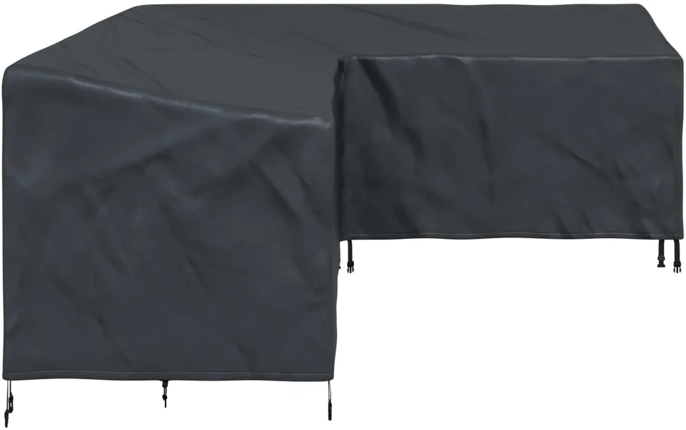 Baldų uždangalas 260 x 210 x 80 cm 420D Oksfordo audinys Juodas