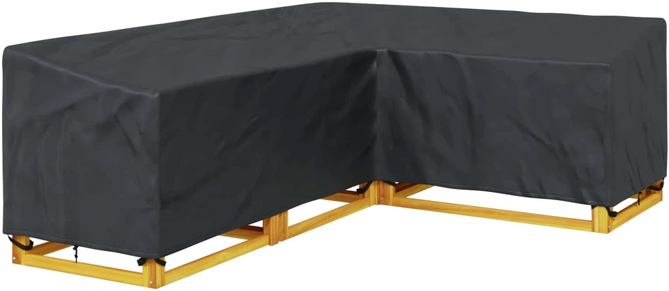 Baldų uždangalas 260 x 210 x 80 cm 420D Oksfordo audinys Juodas