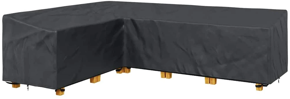 Baldų uždangalas 286 x 222 x 80 cm L-formos Atsparus vandeniui
