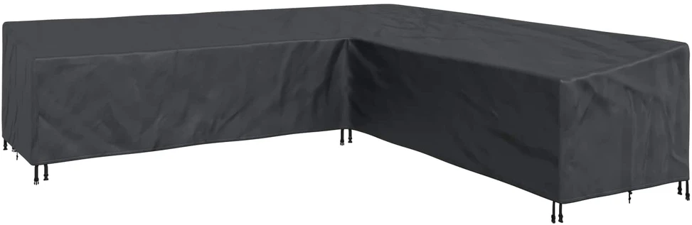 Baldų uždangalas 300 x 300 x 80 cm 210D Oksfordo audinys Juodas