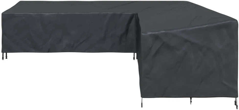 Baldų uždangalas 325 x 325 x 80 cm 210D Oksfordo audinys Juodas