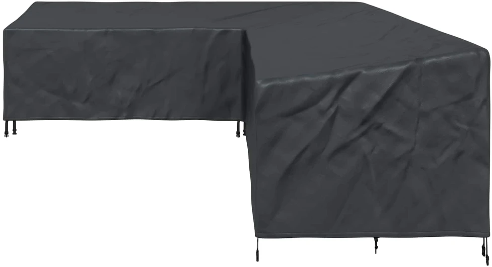 Baldų uždangalas 355 x 275 x 80 cm 210D Oksfordo audinys Juodas