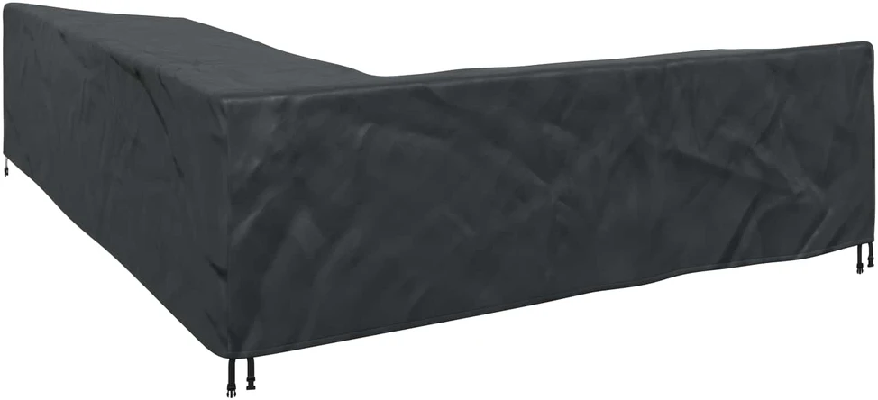 Baldų uždangalas 355 x 275 x 80 cm 210D Oksfordo audinys Juodas