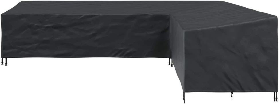 Baldų uždangalas 355 x 275 x 80 cm 420D Oksfordo audinys Juodas