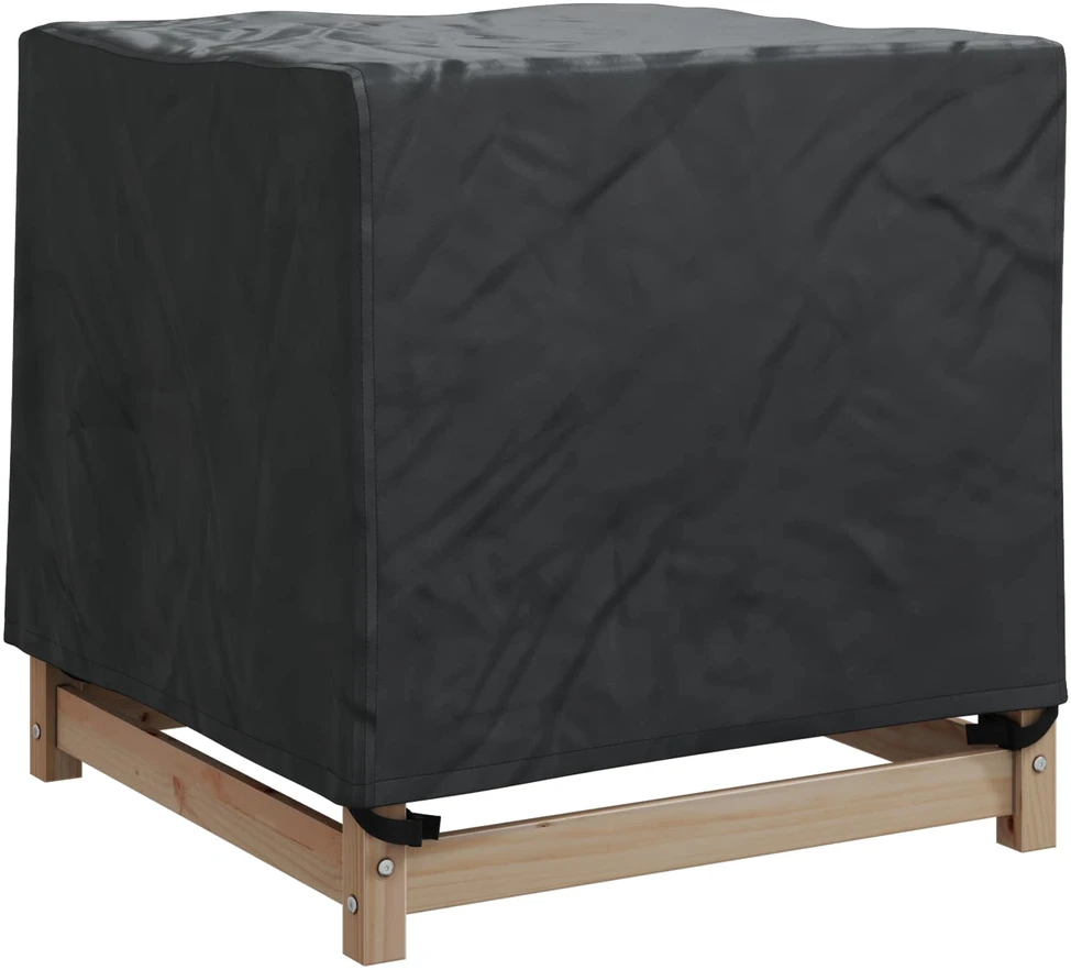 Baldų uždangalas 82 x 82 x 65 cm 210D Oksfordo audinys Juodas
