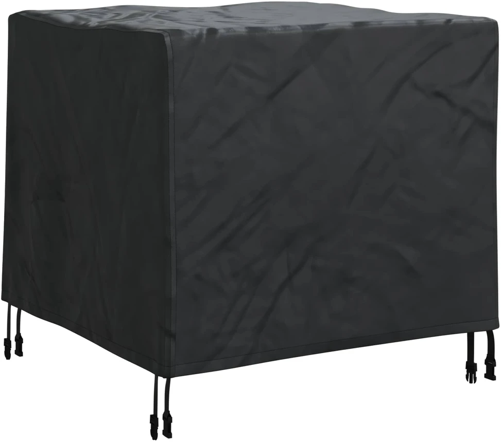 Baldų uždangalas 82 x 82 x 65 cm 210D Oksfordo audinys Juodas