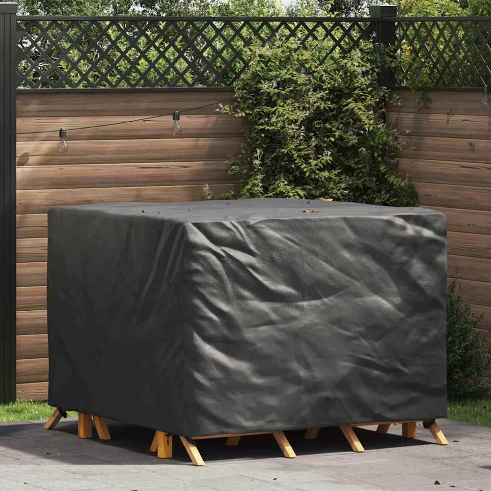 Baldų uždangalas Juoda 125 x 125 x 74 cm 420D Oksfordo audinys