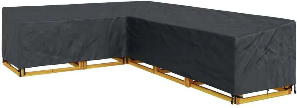 Baldų uždangalas 355 x 275 x 80 cm 420D Oksfordo audinys Juodas
