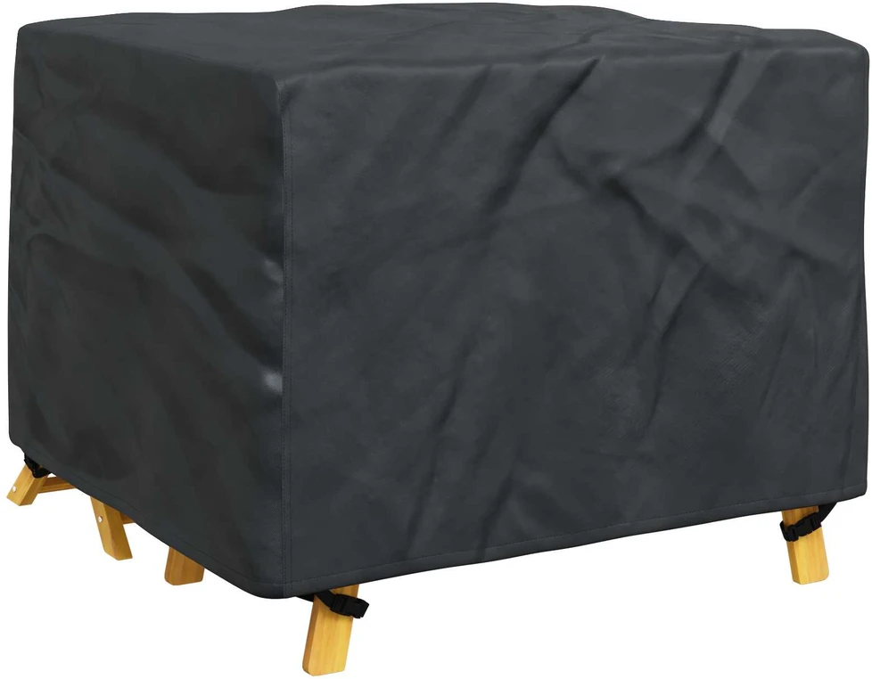 Baldų uždangalas Paprastas Juoda 113 x 113 x 73 cm 210D