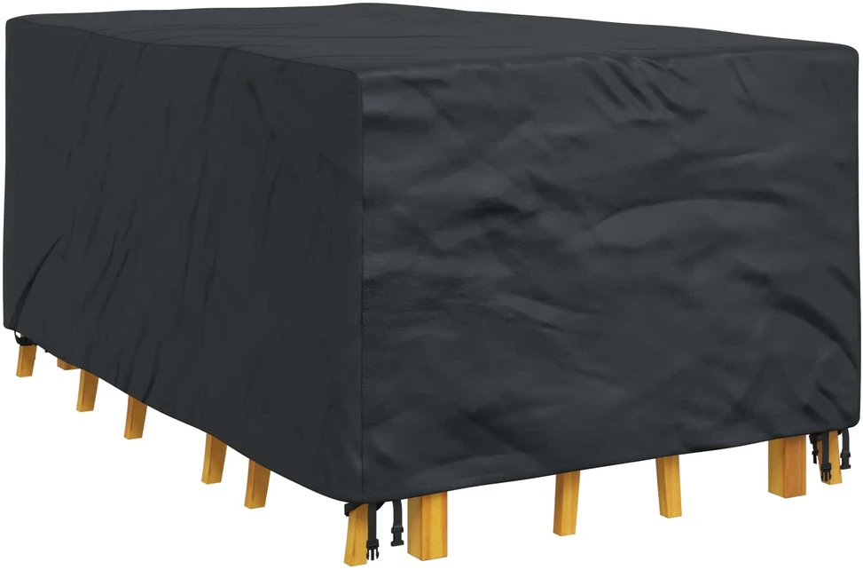 Baldų uždangalas Paprastas Juoda 143 x 225 x 90 cm 420D