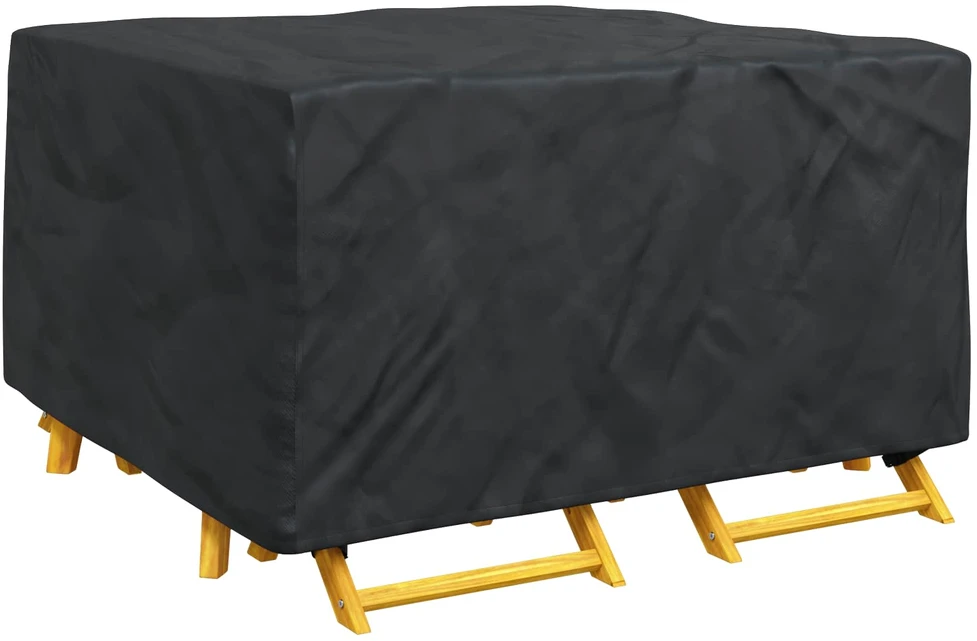 Baldų uždangalas Paprastas Juoda 150 x 150 x 75 cm 210D