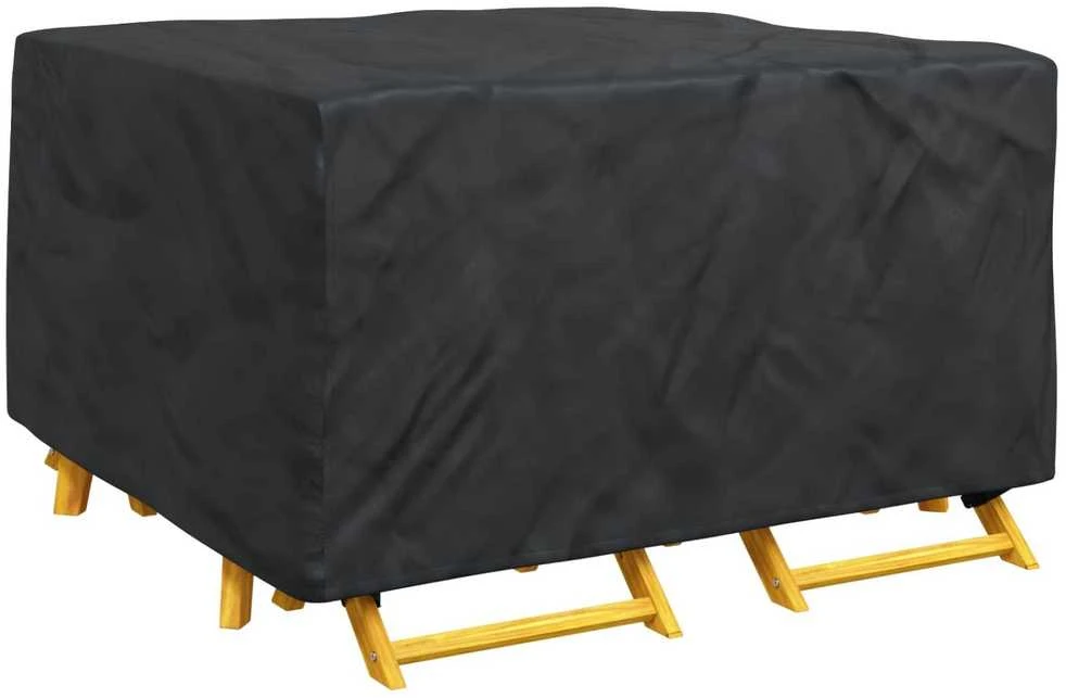 Baldų uždangalas Paprastas Juoda 150 x 150 x 75 cm 210D