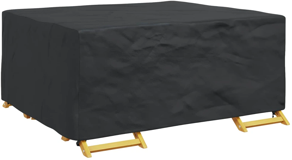 Baldų uždangalas Paprastas Juoda 200 x 165 x 80 cm 420D