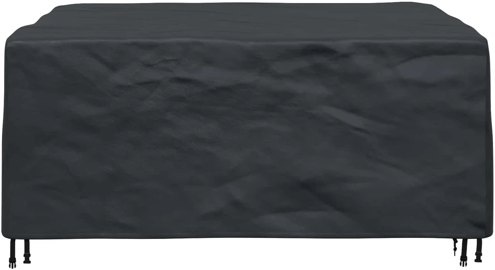 Baldų uždangalas Paprastas Juoda 200 x 165 x 80 cm 420D