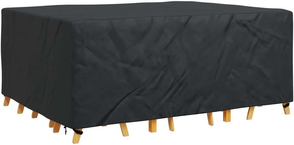 Baldų uždangalas Paprastas Juoda 220 x 190 x 85 cm 210D