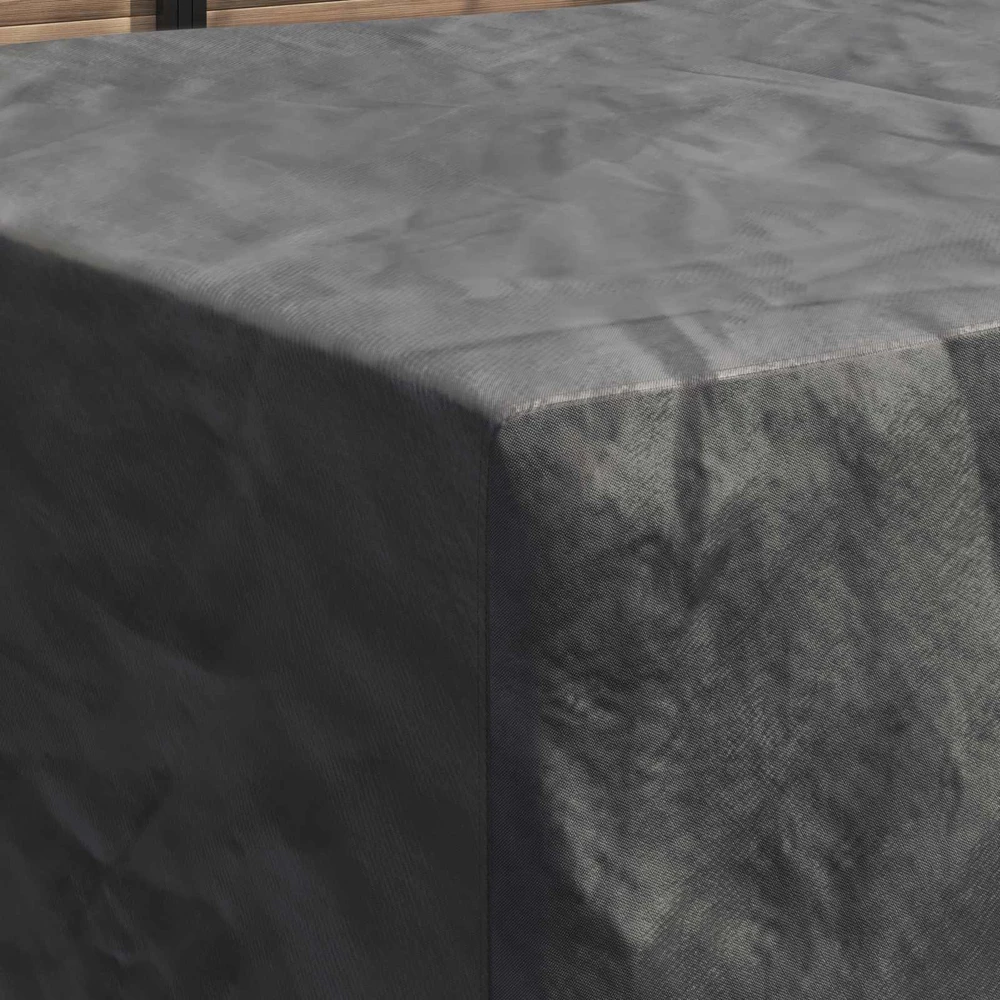 Baldų uždangalas Paprastas Juoda 280 x 204 x 106 cm 210D
