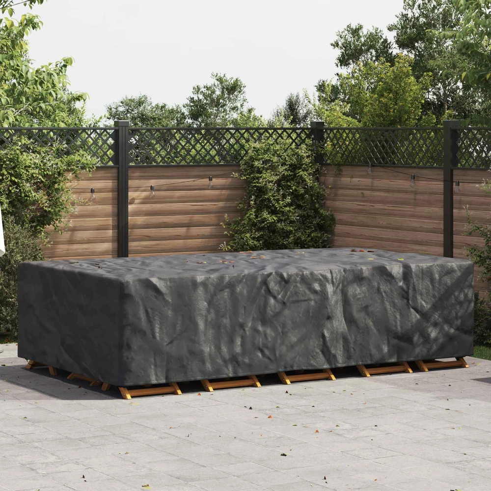 Baldų uždangalas Paprastas Juoda 315 x 180 x 74 cm 210D