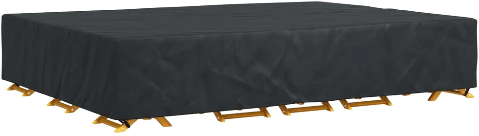 Baldų uždangalas Paprastas Juoda 350 x 260 x 90 cm 210D
