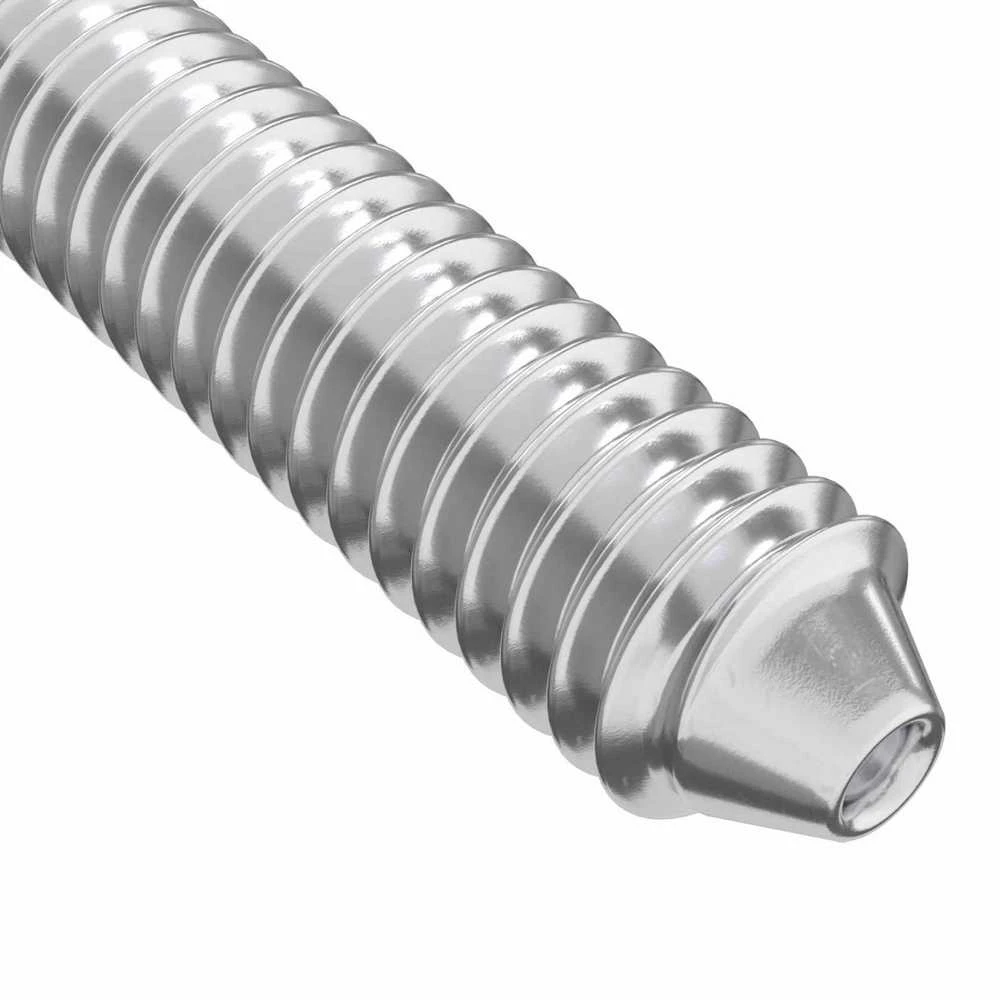 Baldų varžtai 2 vnt. Sidabro M6 x 120 mm Plienas