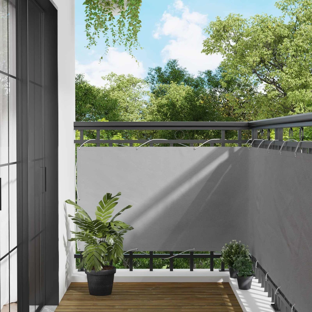 Balkono uždanga 100 x 300 cm Oksfordo audinys Stačiakampio