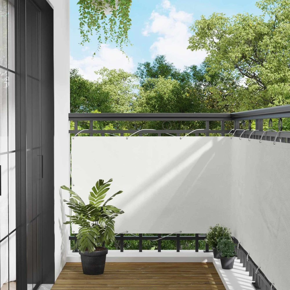 Balkono uždanga 100 x 300 cm Oksfordo audinys Stačiakampio