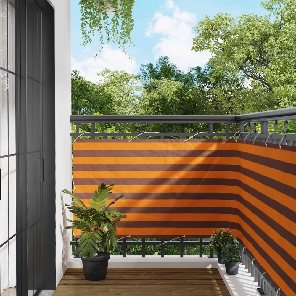 Balkono uždanga 100 x 500 cm Oksfordo audinys Stačiakampio