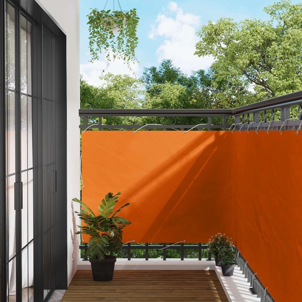 Balkono uždanga 110 x 500 cm Oksfordo audinys Stačiakampio