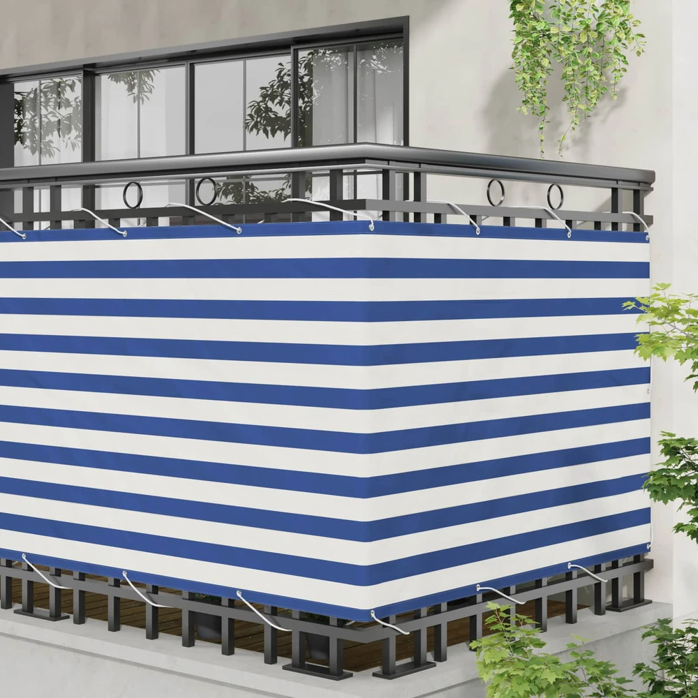 Balkono uždanga 110 x 700 cm Oksfordo audinys Stačiakampio