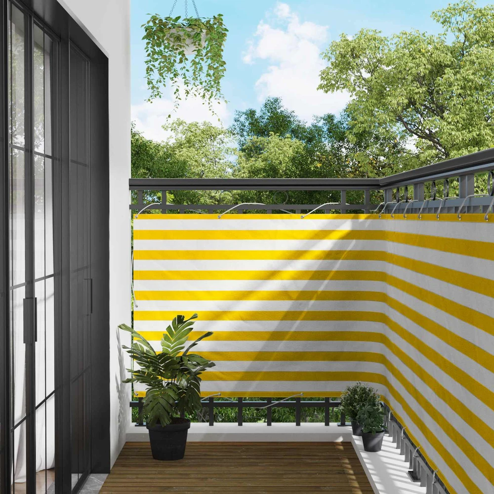 Balkono uždanga 110 x 700 cm Oksfordo audinys Stačiakampio