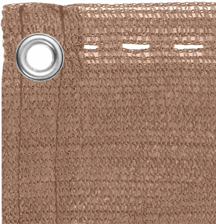 Balkono uždanga 120 x 700 cm HDPE ir aliuminis Stačiakampio