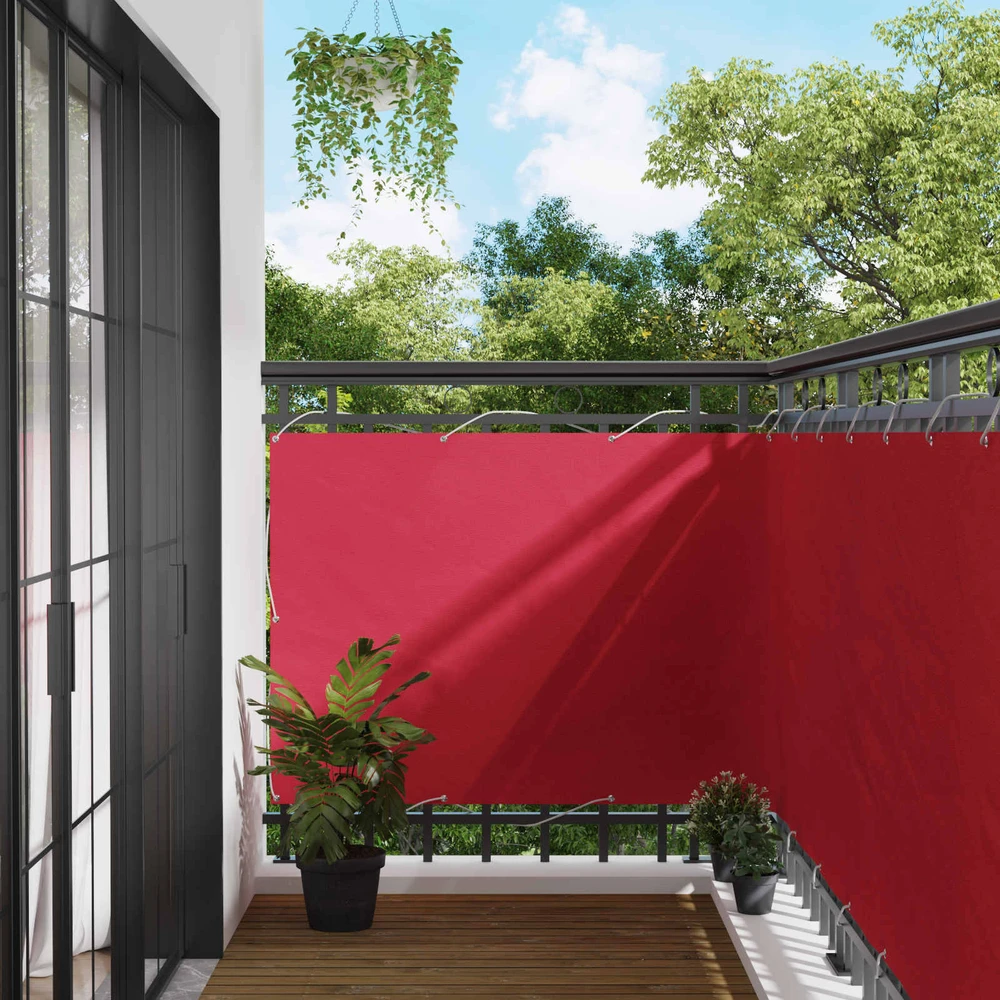Balkono uždanga 120 x 700 cm Oksfordo audinys Stačiakampio