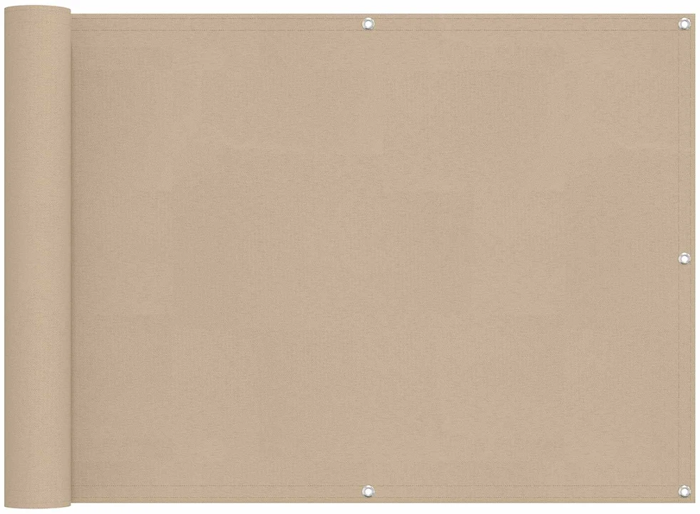 Balkono uždanga 75 x 200 cm Oksfordo audinys Stačiakampio