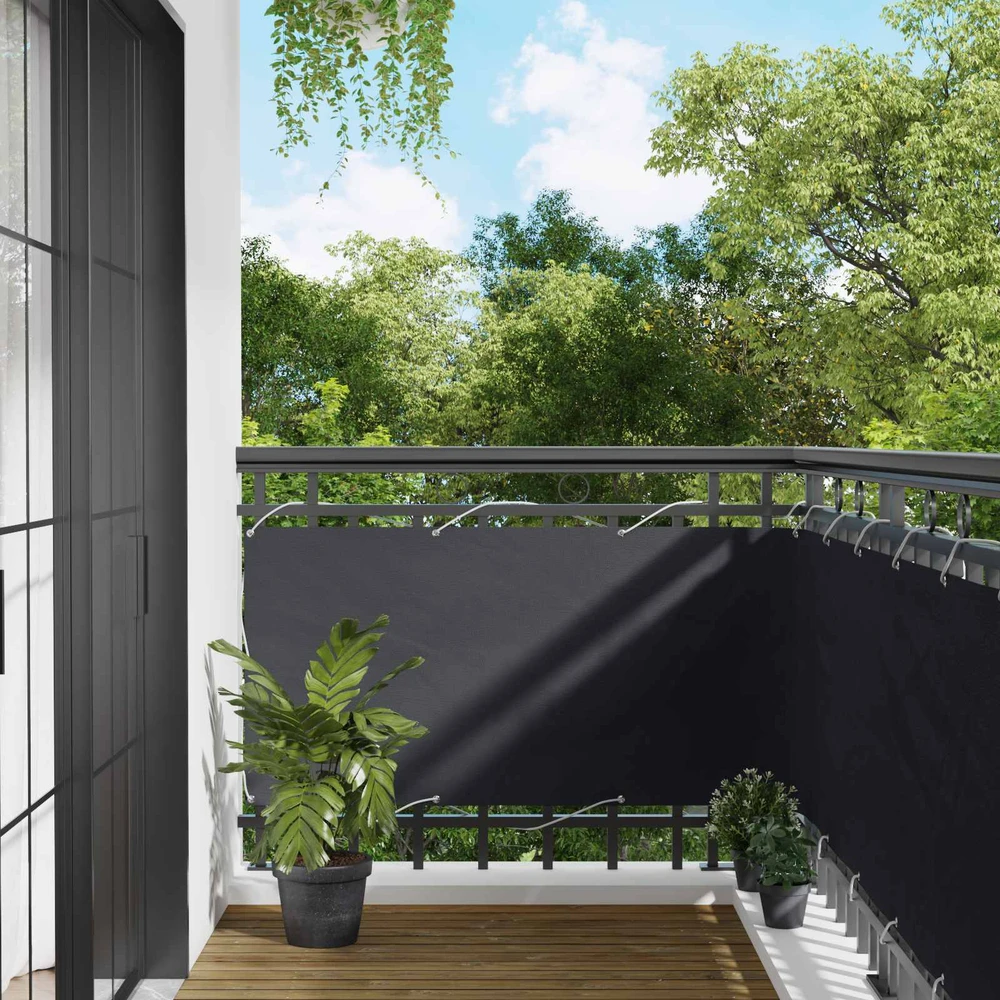 Balkono uždanga 75 x 200 cm Oksfordo audinys Stačiakampio