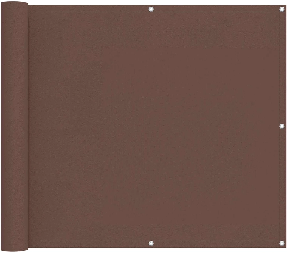 Balkono uždanga 90 x 200 cm Oksfordo audinys Stačiakampio Ruda