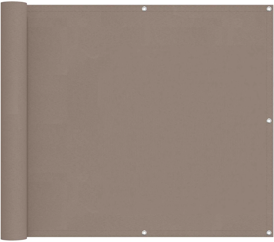 Balkono uždanga 90 x 200 cm PU dengtas oksfordas alu