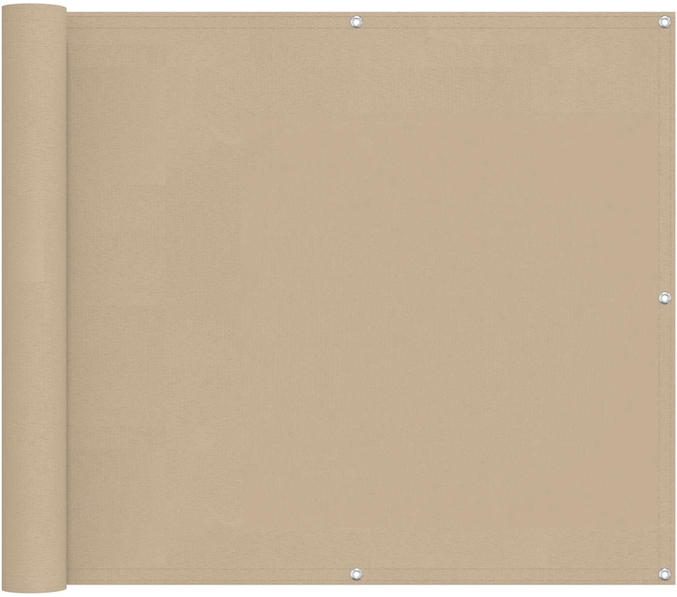 Balkono uždanga 90 x 200 cm PU dengtas oksfordas alu