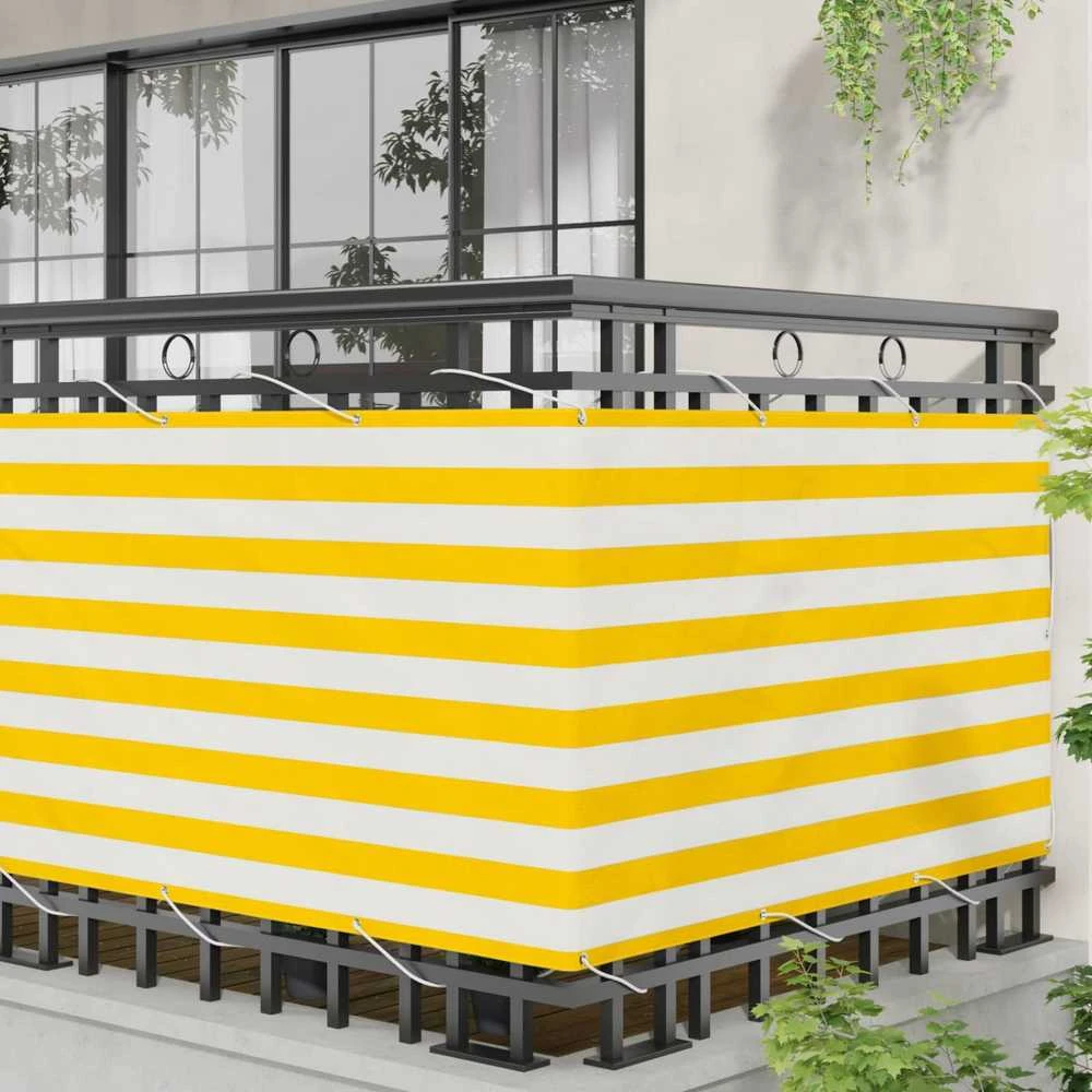 Balkono Ekranas 100 x 700 cm Oksfordo audinys Stačiakampio