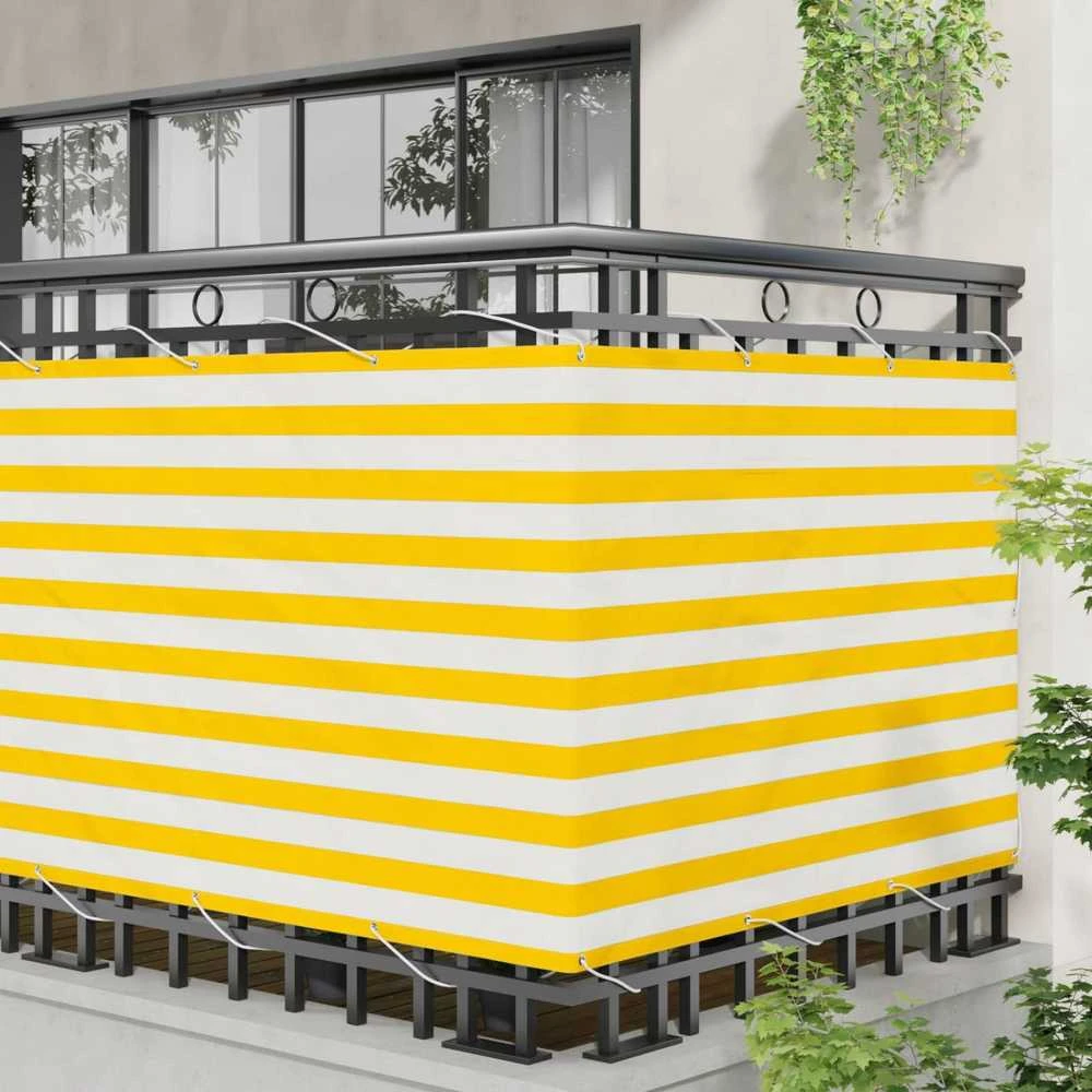 Balkono Ekranas 110 x 600 cm Oksfordo audinys Stačiakampio