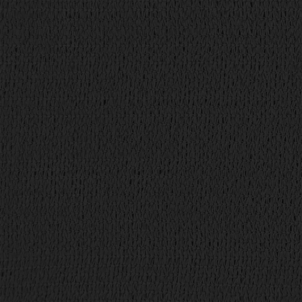 Balkono uždanga Juoda 90 x 1200 cm HDPE ir aliuminis