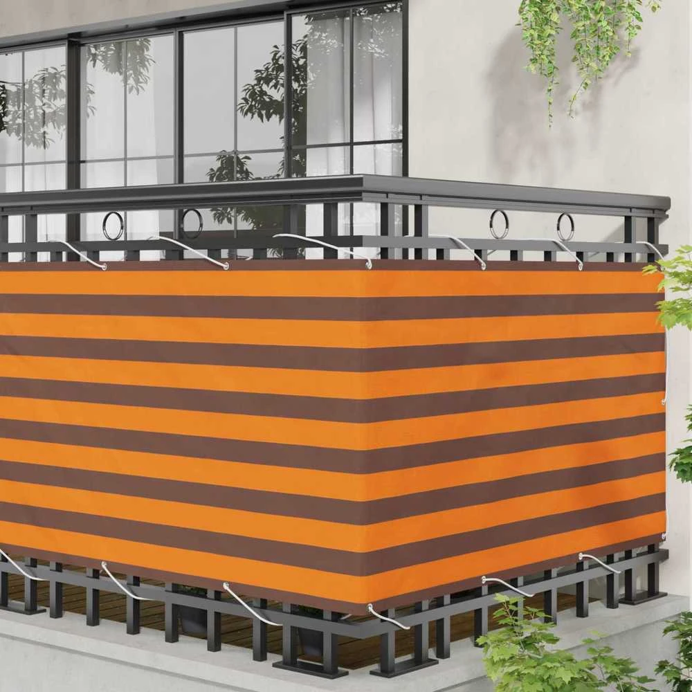 Balkono Ekranas 100 x 500 cm Oksfordo audinys Stačiakampio