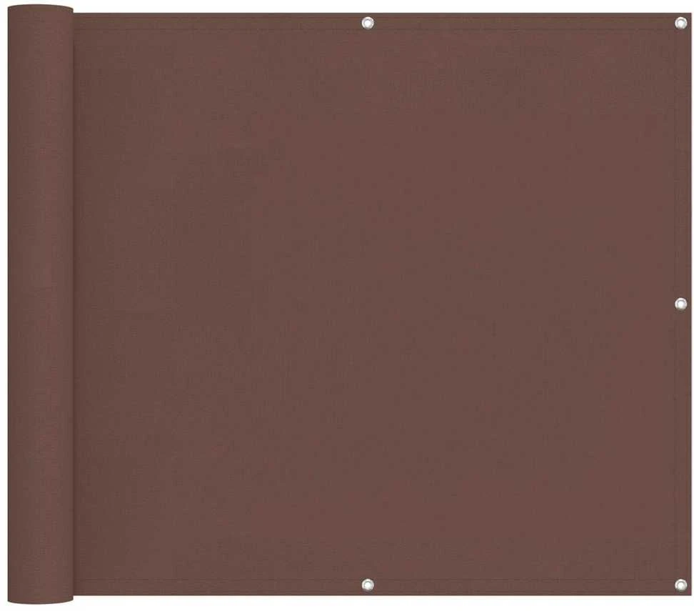 Balkono uždanga 100 x 800 cm Oksfordo audinys Stačiakampio Ruda
