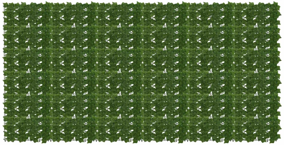 Balkono uždanga su lapais 300 x 150 cm Polietilenas ir audinys