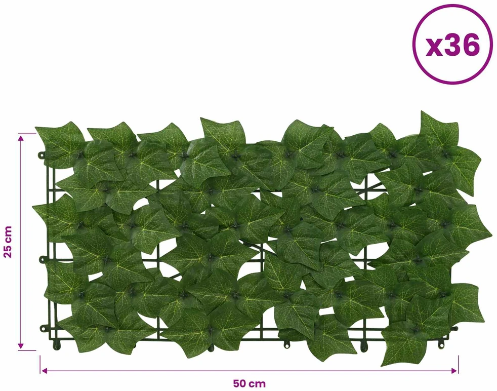 Balkono uždanga su lapais 300 x 150 cm Polietilenas ir audinys