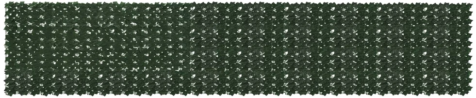 Balkono uždanga su lapais Tamsiai žalia 500 x 100 cm