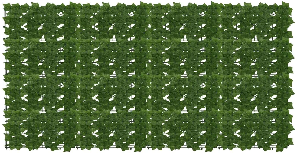 Balkono uždanga su lapais Žalia 200 x 100 cm