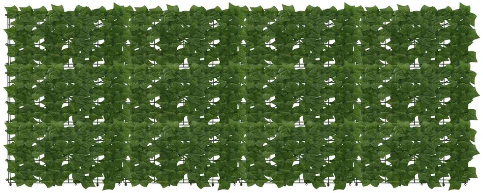 Balkono uždanga su lapais Žalia 200 x 75 cm